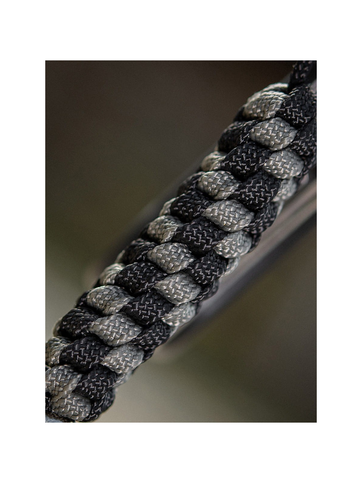 M-TAC Brelok Paracord Zawieszka Helix Skull Czarno-Szary
