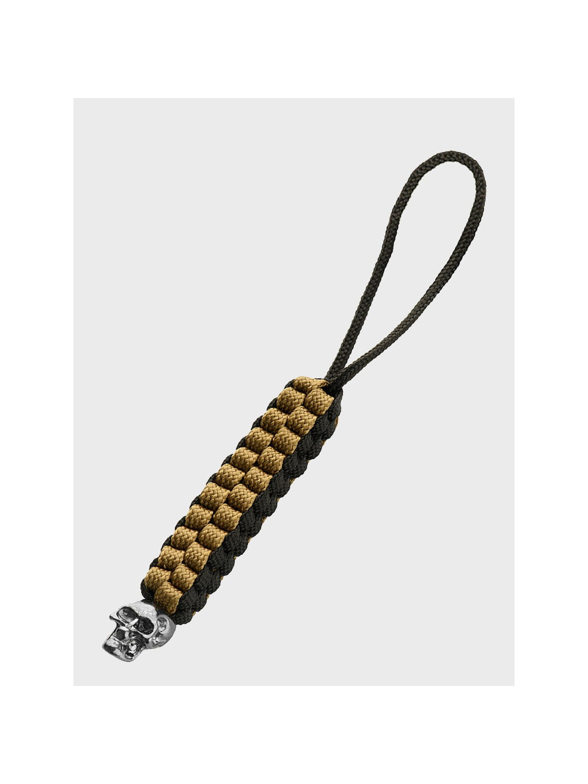 M-TAC Brelok Paracord Zawieszka Cuboid Skull Czarny-Coyote
