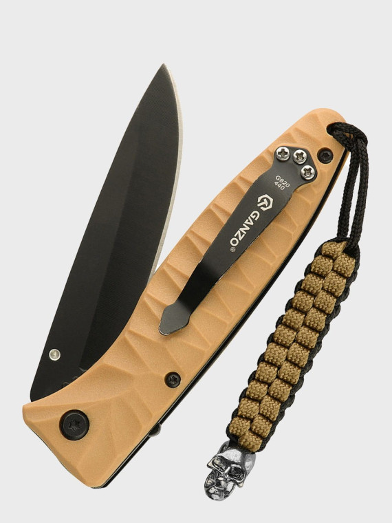 M-TAC Brelok Paracord Zawieszka Cuboid Skull Czarny-Coyote