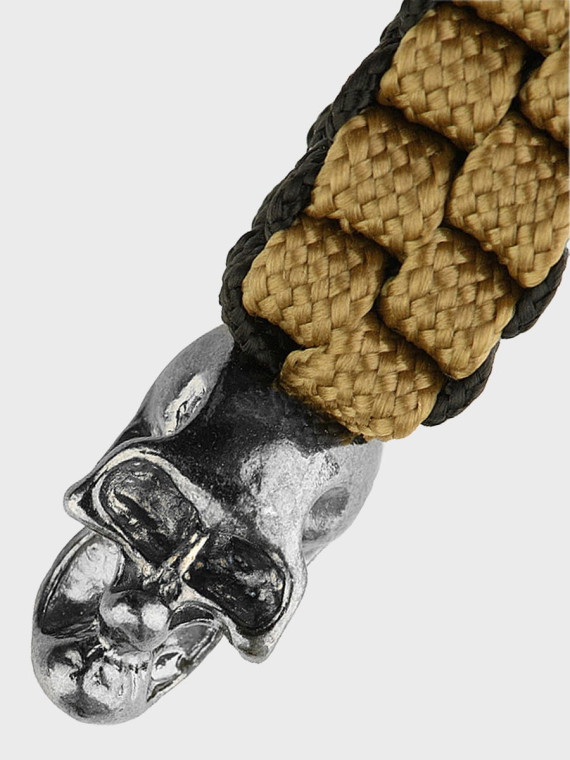M-TAC Brelok Paracord Zawieszka Cuboid Skull Czarny-Coyote
