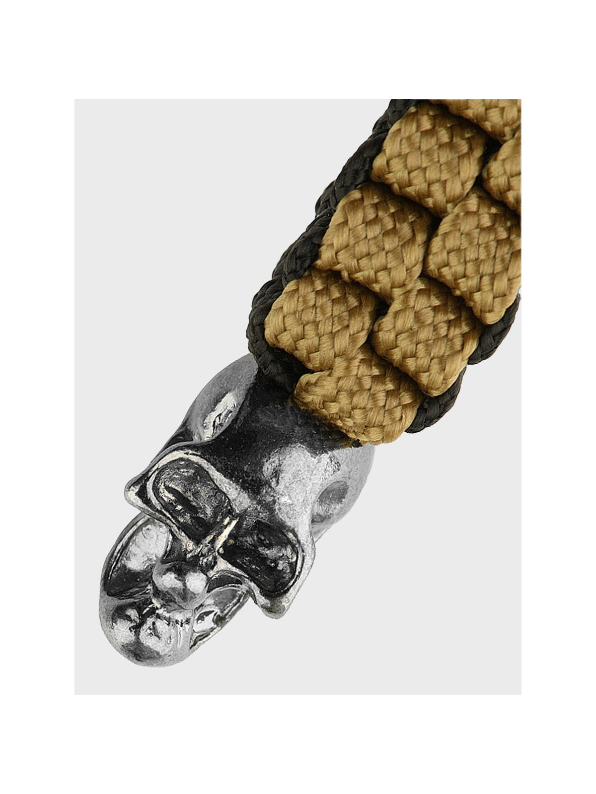 M-TAC Brelok Paracord Zawieszka Cuboid Skull Czarny-Coyote