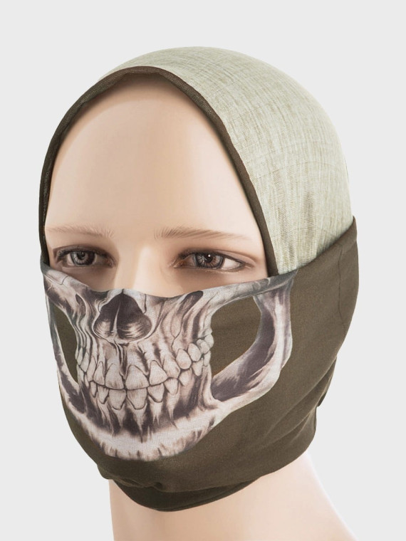 M-TAC KOMIN SZALOKOMINIARKA LEKKA REAPER SKULL OLIWKOWA