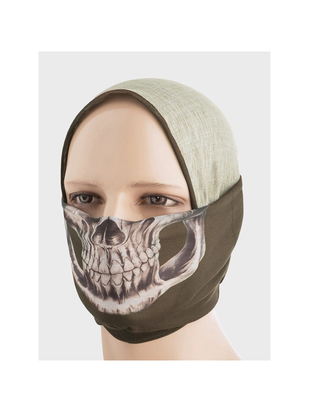 M-TAC KOMIN SZALOKOMINIARKA LEKKA REAPER SKULL OLIWKOWA