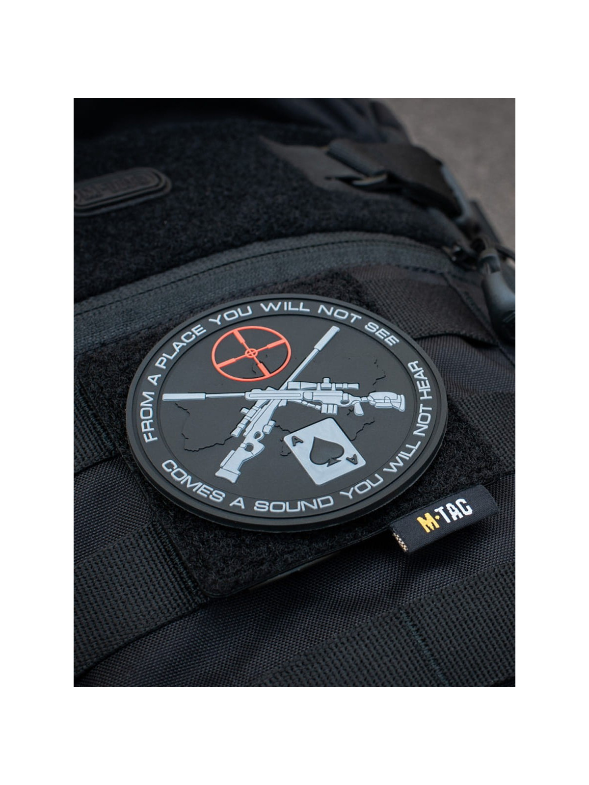 M-TAC PANEL NA NASZYWKI NA MOLLE 80x85mm CZARNY