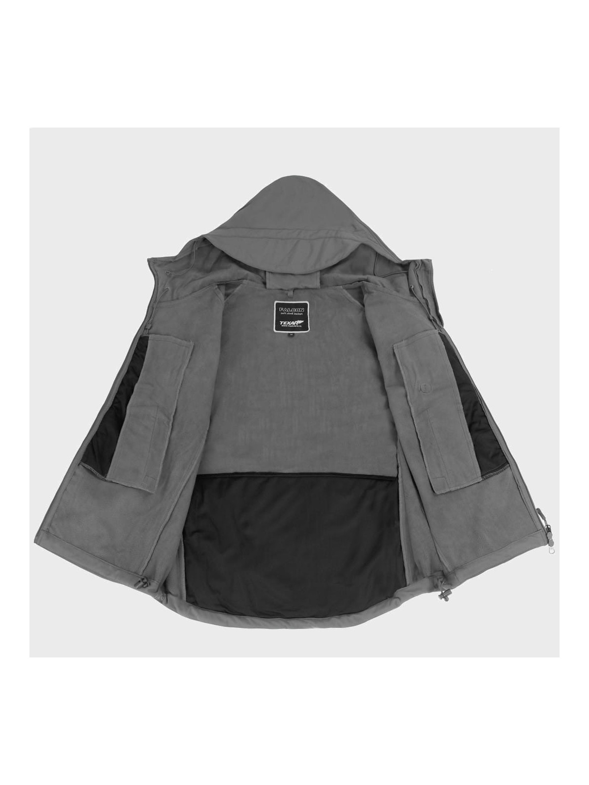 TEXAR KURTKA SOFTSHELL FALCON SZARA XXL