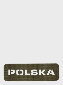 M-TAC Naszywka Polska Laser Cut Rzep 25x80mm OLIWKOWO-biała