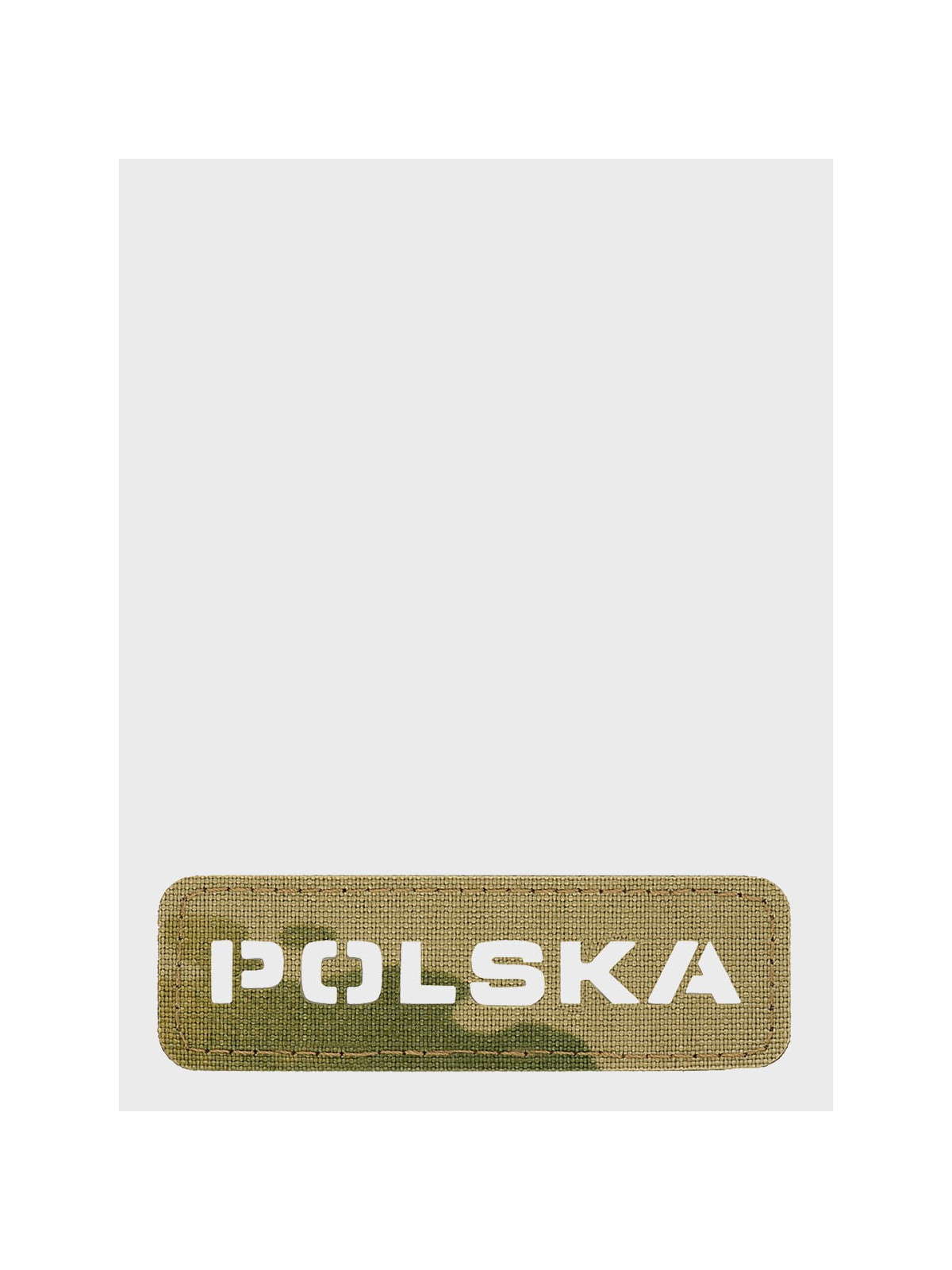 M-TAC Naszywka Polska Laser Cut Rzep 25x80mm Multicam-biały