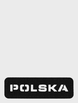 M-TAC Naszywka Polska Laser Cut Rzep 25x80mm Czarno-biały