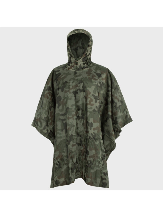 TEXAR Peleryna Przeciwdeszczowa Ponczo wojskowe z Kapturem WZ.93 PL CAMO