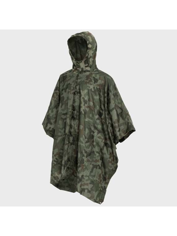 TEXAR Peleryna Przeciwdeszczowa Ponczo wojskowe z Kapturem WZ.93 PL CAMO