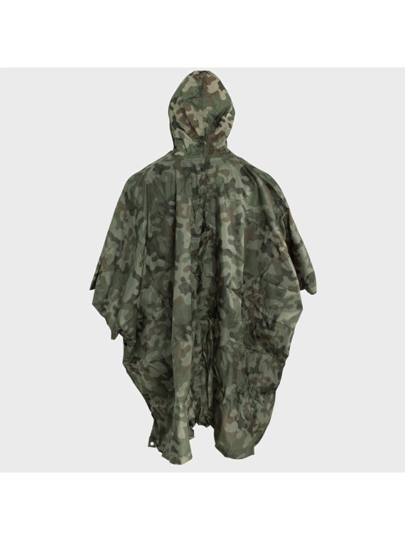 TEXAR Peleryna Przeciwdeszczowa Ponczo wojskowe z Kapturem WZ.93 PL CAMO