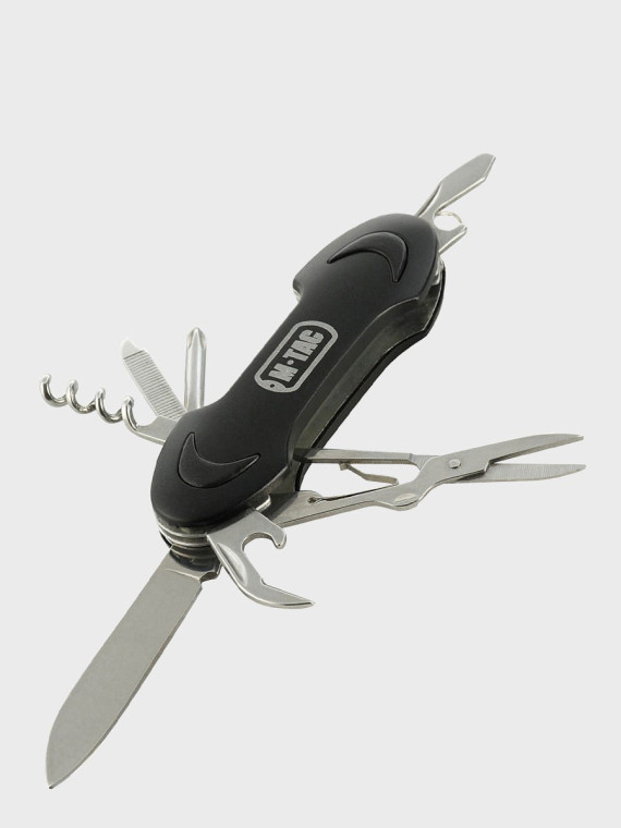 M-TAC MULTITOOL SKŁADANY SCYZORYK 7 NARZĘDZI CZARNY