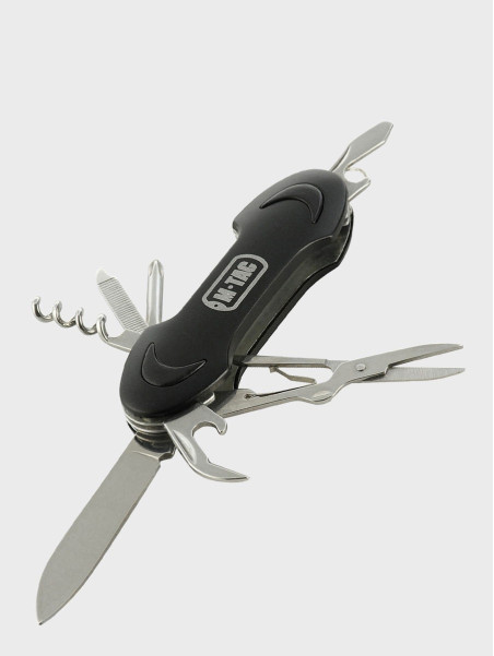 M-TAC MULTITOOL SKŁADANY SCYZORYK 7 NARZĘDZI CZARNY