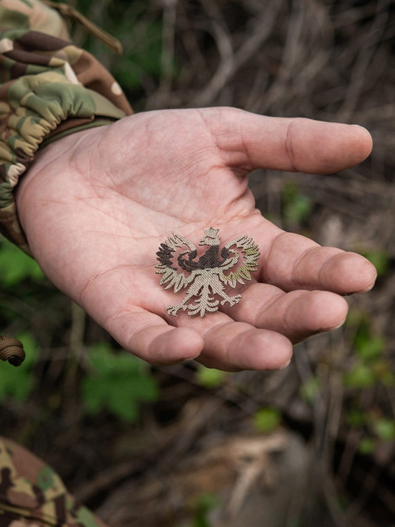 M-TAC NASZYWKA POLSKI ORZEŁ LASER CUT RZEP MULTICAM