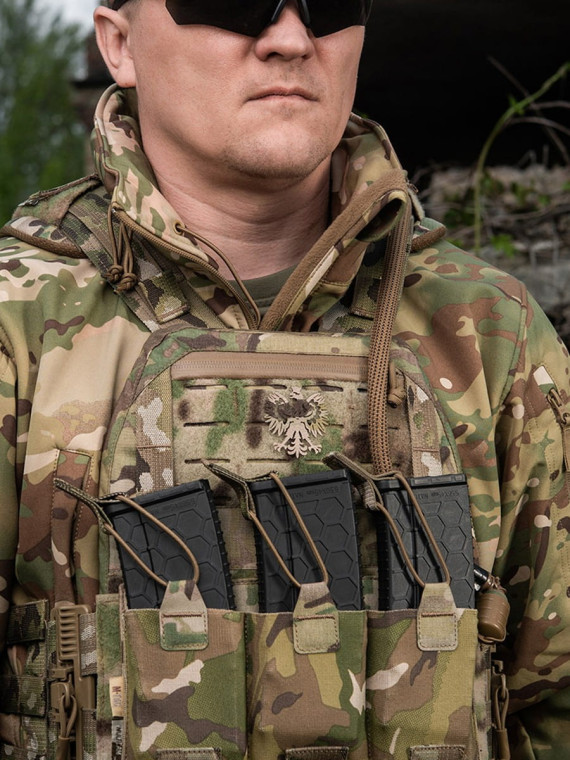 M-TAC NASZYWKA POLSKI ORZEŁ LASER CUT RZEP MULTICAM