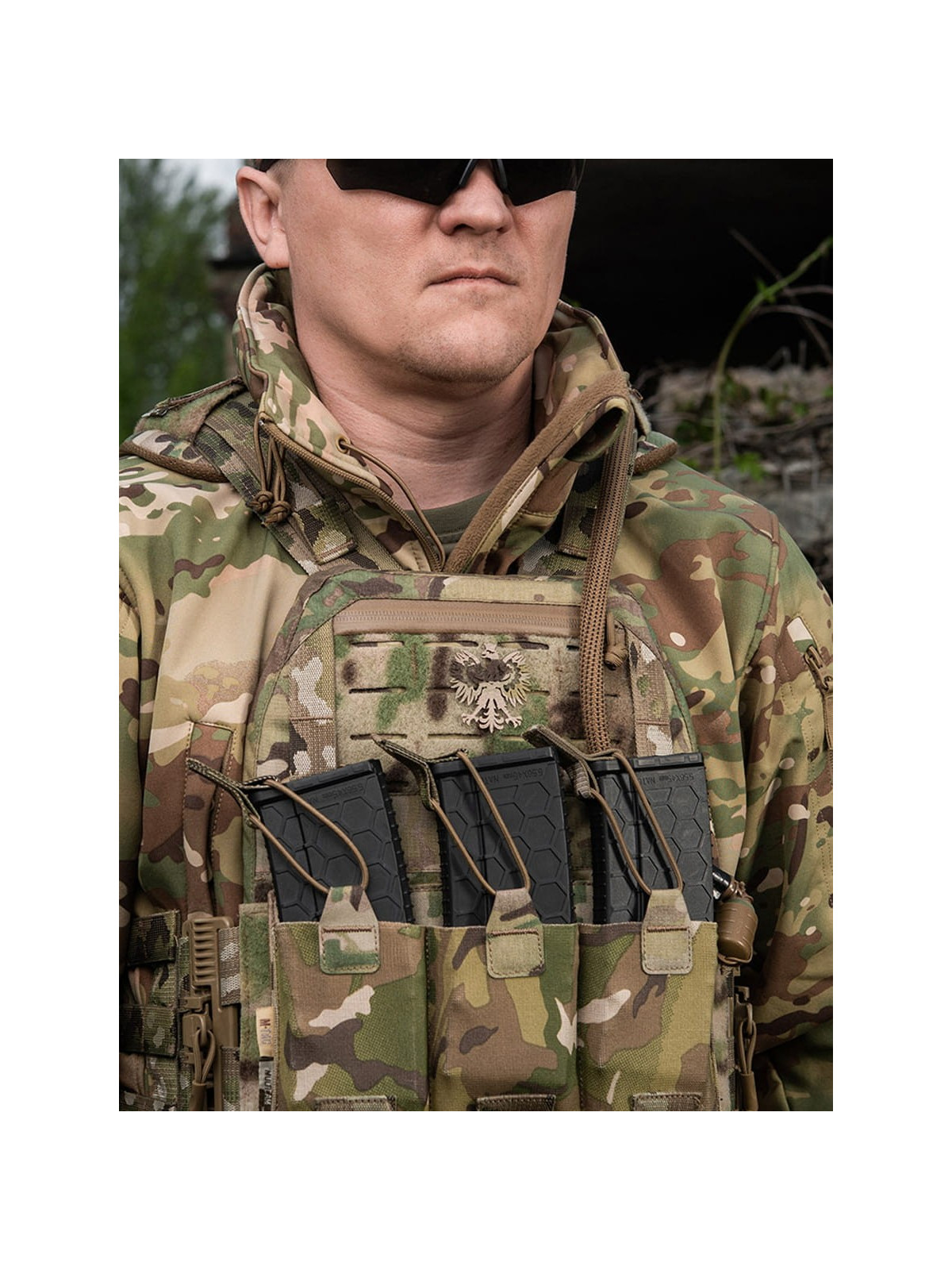 M-TAC NASZYWKA POLSKI ORZEŁ LASER CUT RZEP MULTICAM