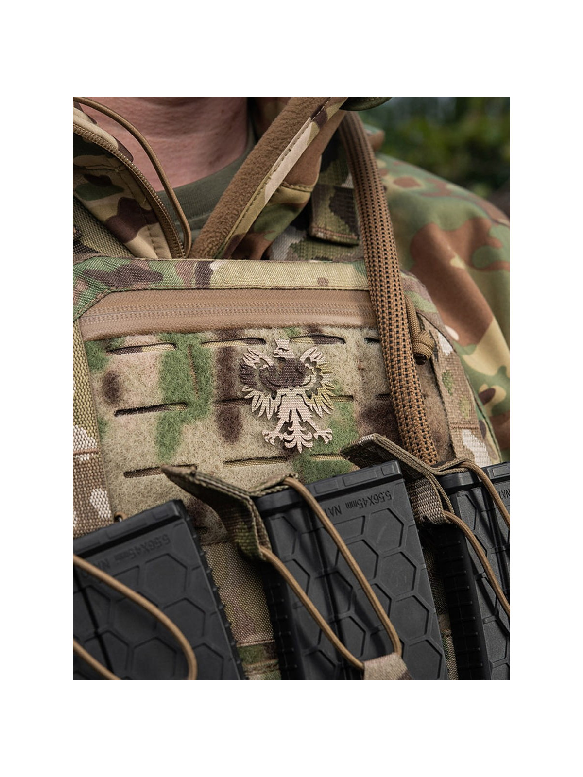 M-TAC NASZYWKA POLSKI ORZEŁ LASER CUT RZEP MULTICAM