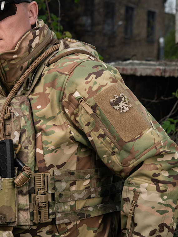 M-TAC NASZYWKA POLSKI ORZEŁ LASER CUT RZEP MULTICAM