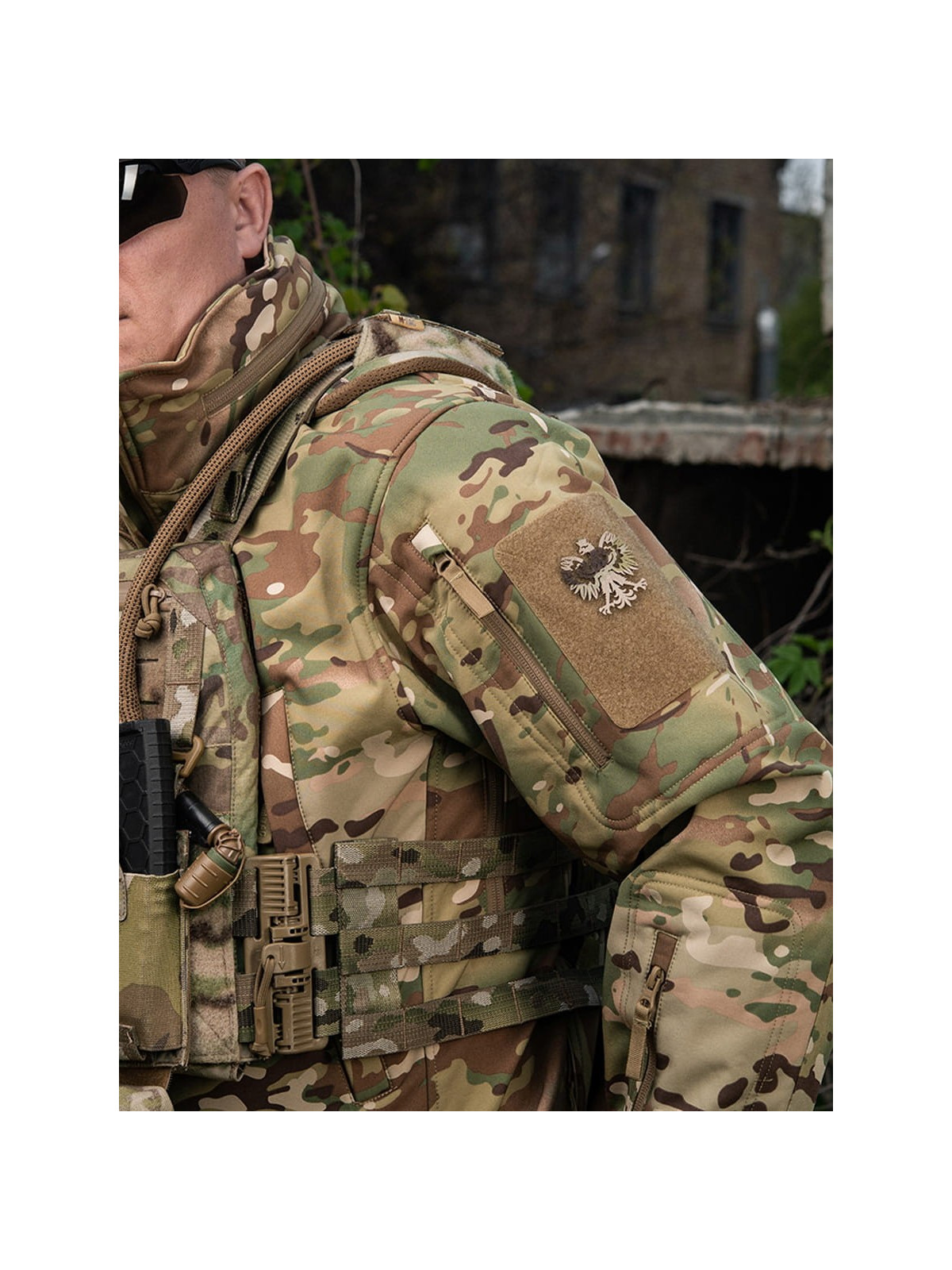 M-TAC NASZYWKA POLSKI ORZEŁ LASER CUT RZEP MULTICAM