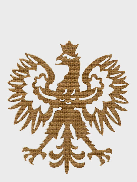 M-TAC NASZYWKA POLSKI ORZEŁ LASER CUT RZEP COYOTE