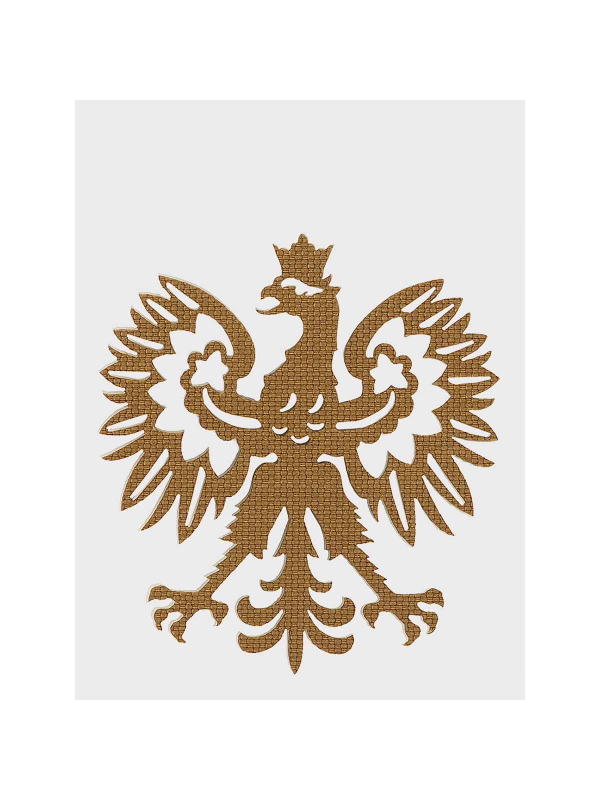M-TAC NASZYWKA POLSKI ORZEŁ LASER CUT RZEP COYOTE