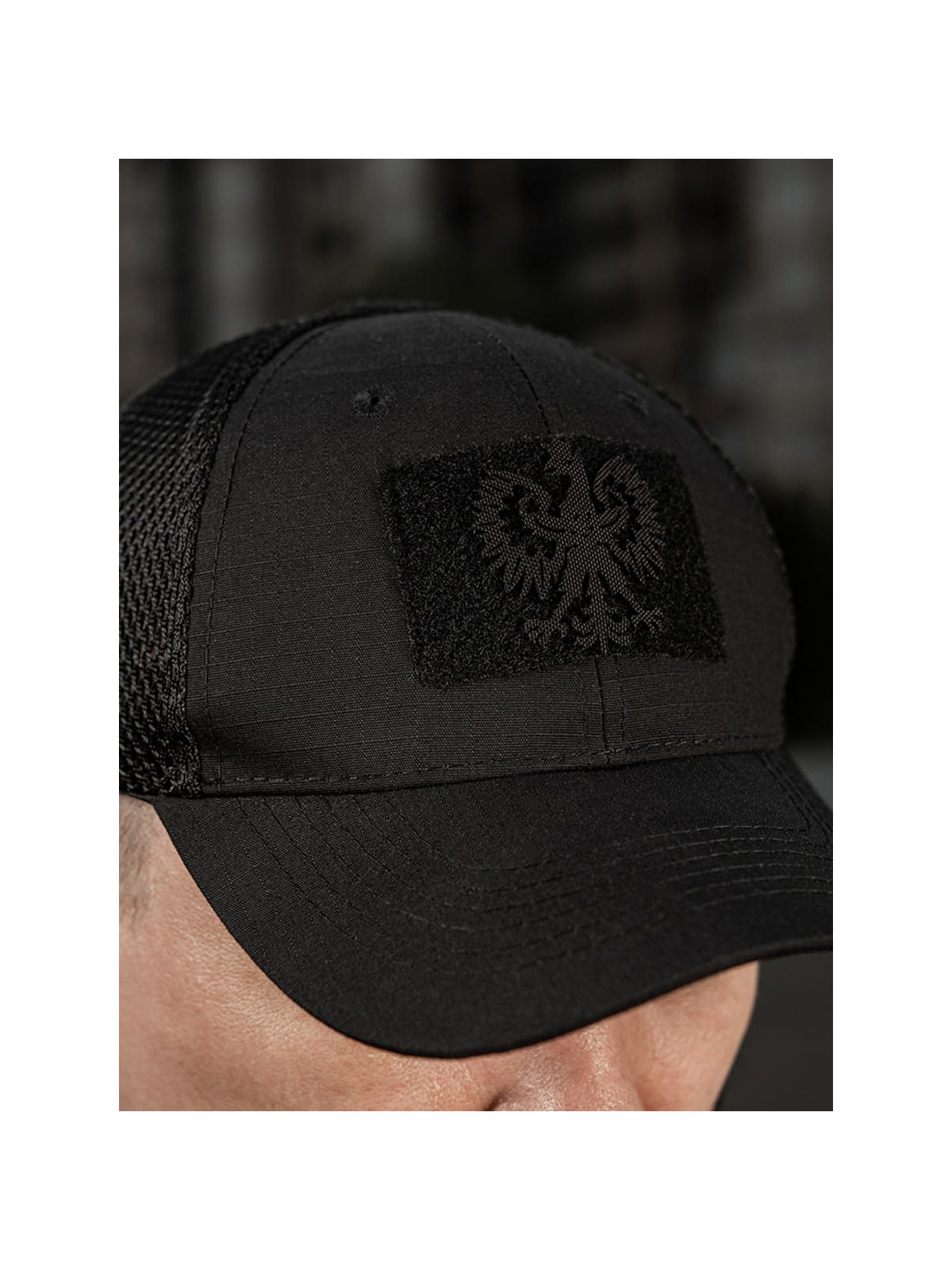 M-TAC NASZYWKA POLSKI ORZEŁ LASER CUT RZEP CZARNA