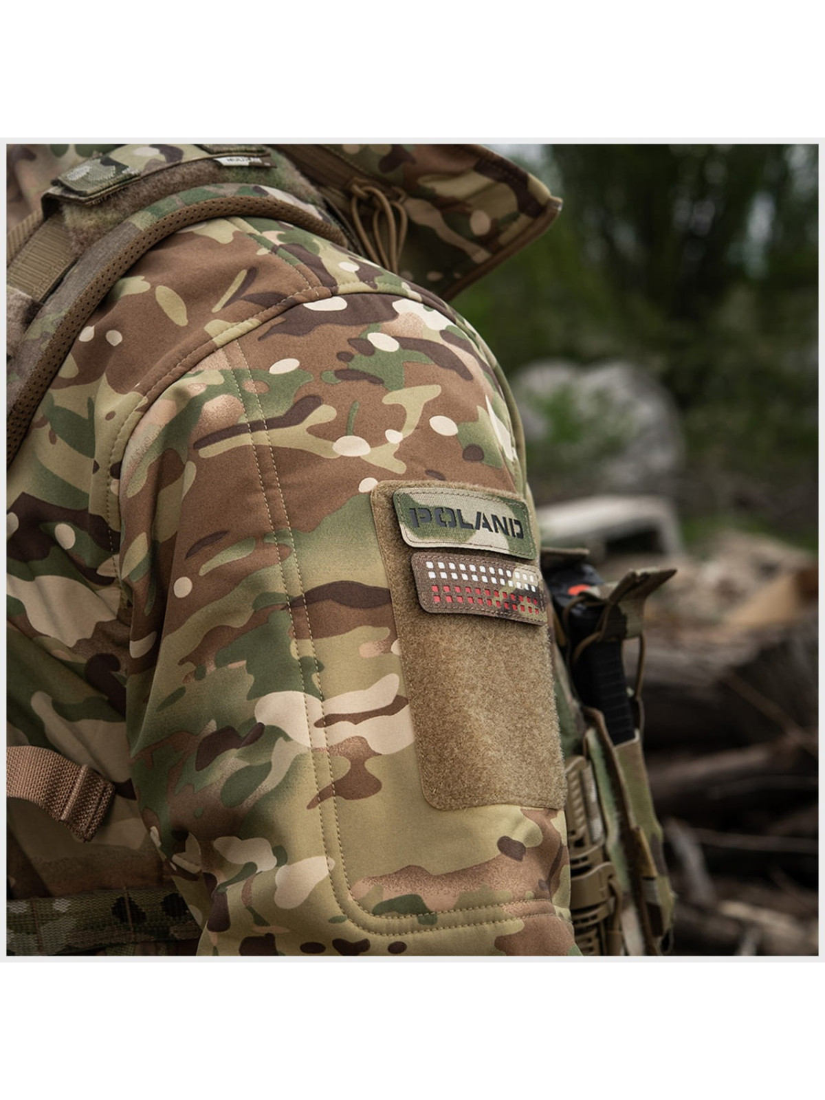 M-TAC NASZYWKA POLAND LASER RZEP 25X80 MULTICAM