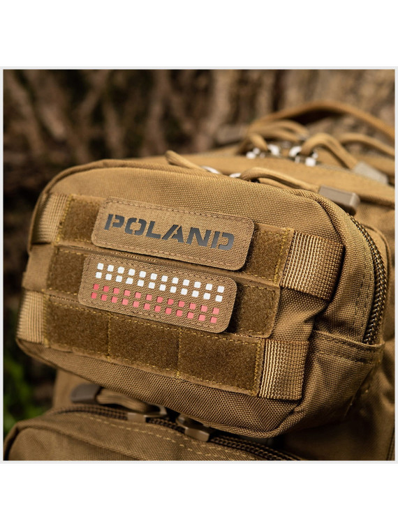 M-TAC NASZYWKA POLAND LASER RZEP 25X80 COYOTE