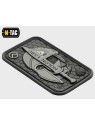M-TAC NASZYWKA 3D MOLON LABE ACE SPARTAN PVC SZARA
