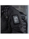 M-TAC NASZYWKA 3D MOLON LABE ACE SPARTAN PVC SZARA