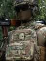 M-TAC NASZYWKA OPERATOR CZASZKA NADRUK COYOTE