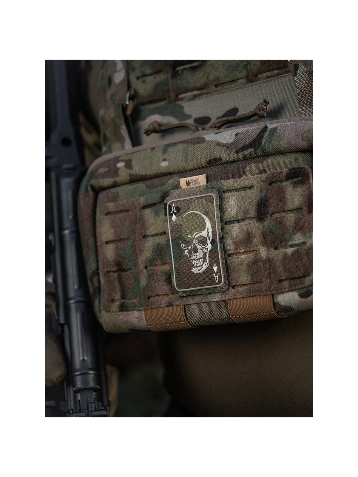 M-TAC NASZYWKA FACE OF WAR CZASZKA HAFTOWANA MULTICAM