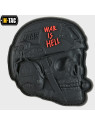 M-TAC NASZYWKA 3D WAR IS HELL PVC CZARNA