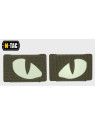 M-TAC Naszywka TIGER EYES Laser Cut OLIWKOWO-FLUORESCENCYJNY