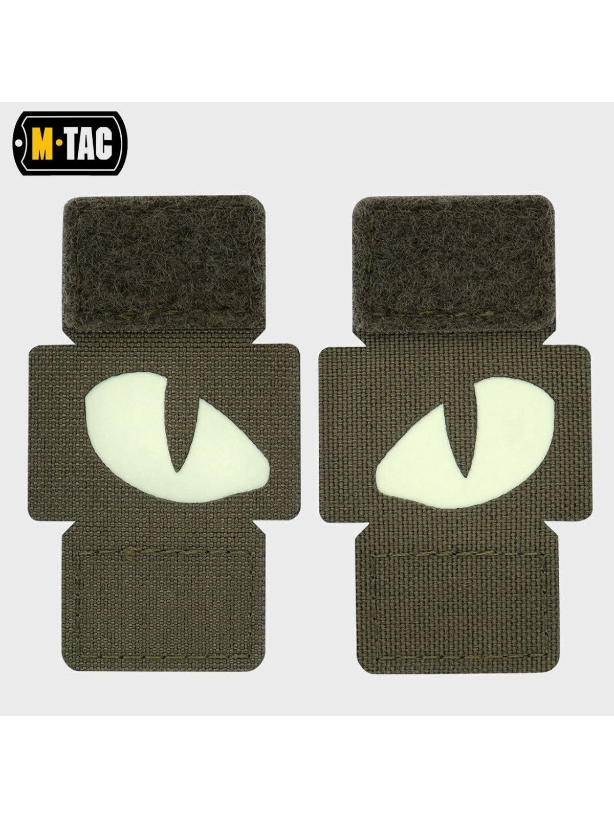 M-TAC Naszywka TIGER EYES Laser Cut OLIWKOWO-FLUORESCENCYJNY