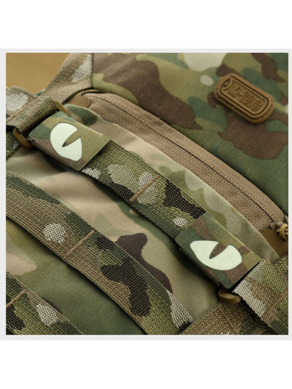 M-TAC NASZYWKA 3D TIGER EYE LASER CUT MULTICAM-FLUORESCENCYJNY 