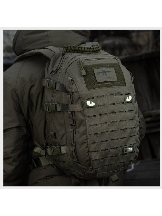 M-TAC NASZYWKA 3D TIGER EYE LASER CUT MULTICAM-FLUORESCENCYJNY 