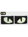 M-TAC Naszywka 3D TIGER EYES Laser Cut CZARNY-FLUORESCENCYJNY