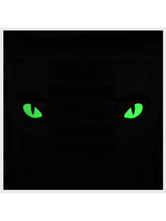 M-TAC Naszywka 3D TIGER EYES Laser Cut CZARNY-FLUORESCENCYJNY
