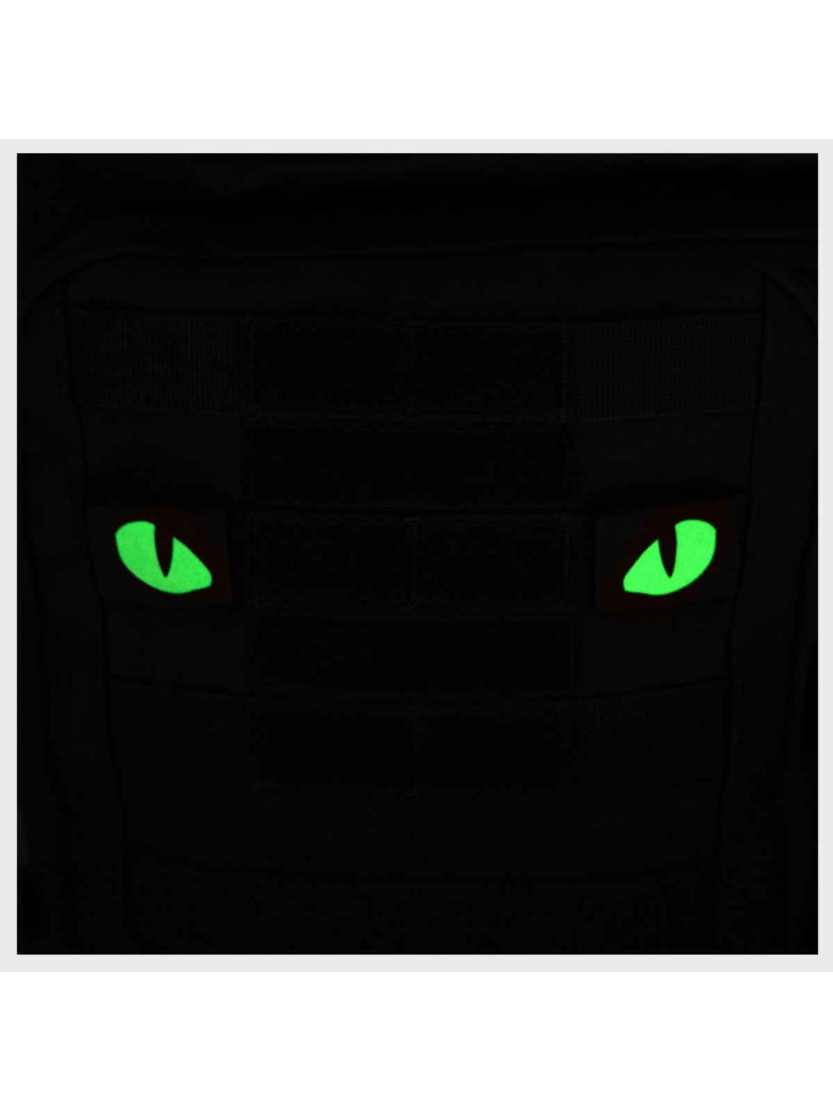 M-TAC Naszywka 3D TIGER EYES Laser Cut CZARNY-FLUORESCENCYJNY