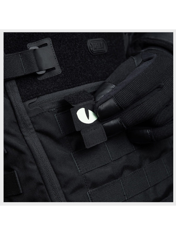 M-TAC Naszywka 3D TIGER EYES Laser Cut CZARNY-FLUORESCENCYJNY