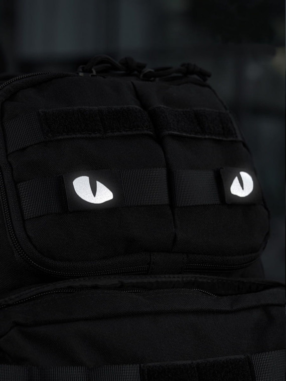 M-TAC NASZYWKA TIGER EYES CZARNO-FLUORESCENCYJNY