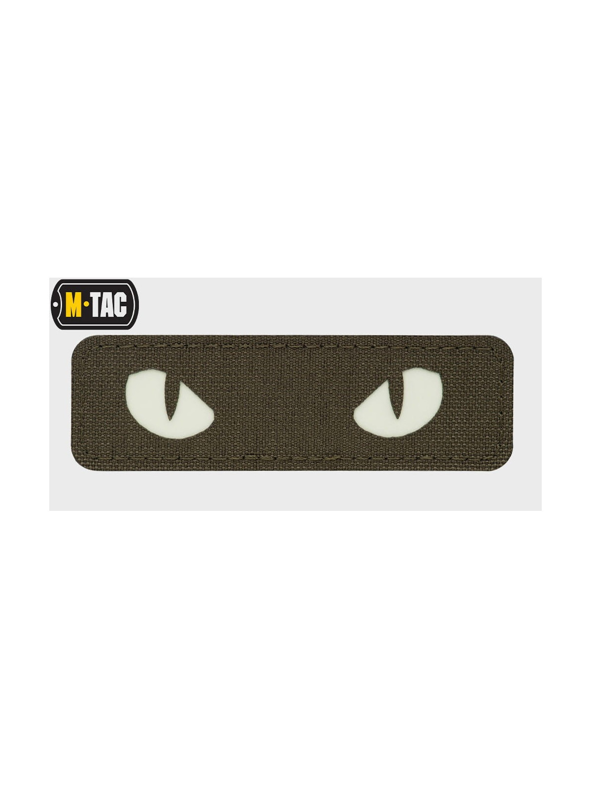 M-TAC Naszywka Kocie Oczy CAT EYES LASER Cut Oliwkowa Fluorescencyjna