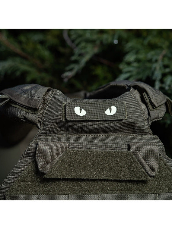 M-TAC Naszywka Kocie Oczy CAT EYES LASER Cut MULTICAM Fluorescencyjna