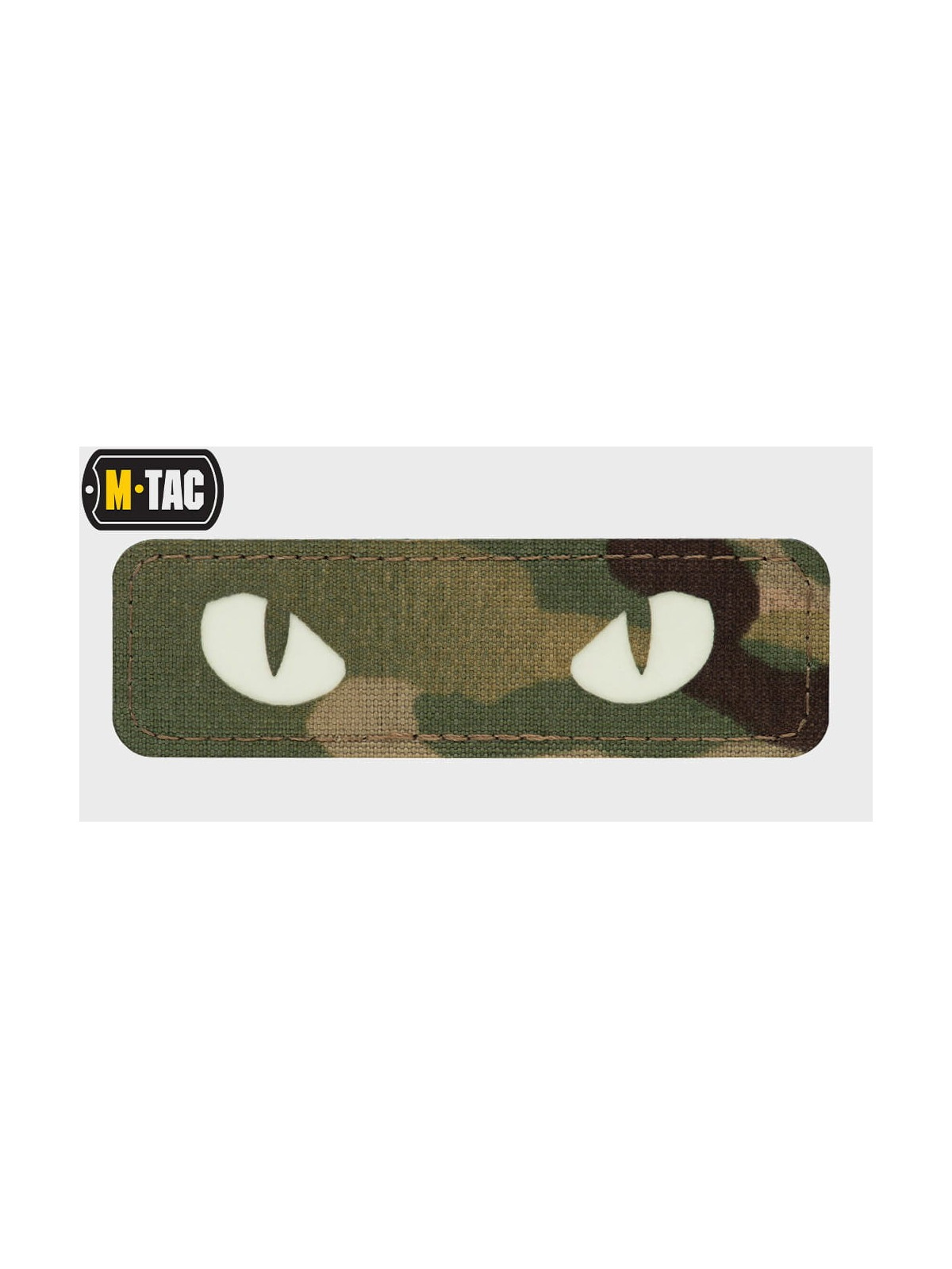 M-TAC Naszywka Kocie Oczy CAT EYES LASER Cut MULTICAM Fluorescencyjna