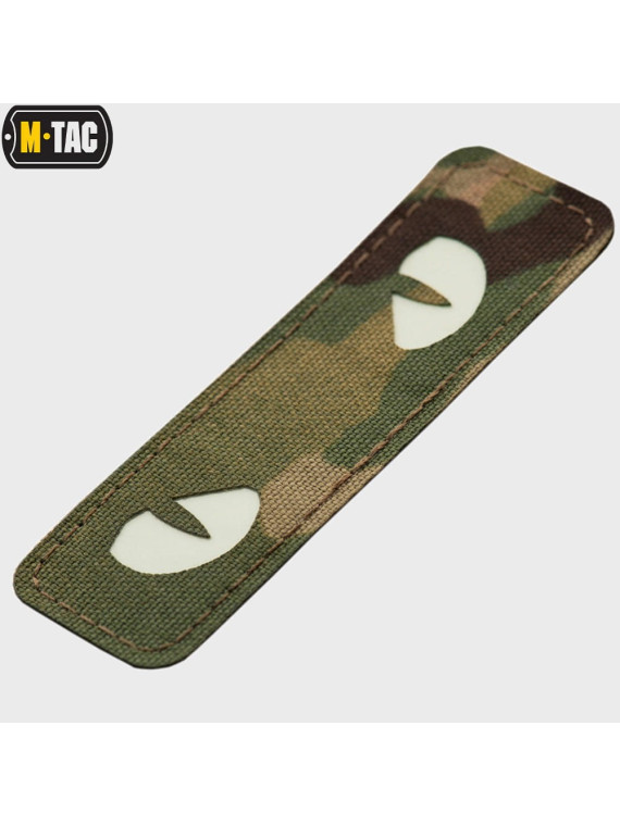 M-TAC Naszywka Kocie Oczy CAT EYES LASER Cut MULTICAM Fluorescencyjna