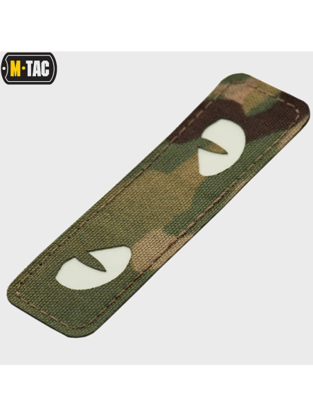 M-TAC Naszywka Kocie Oczy CAT EYES LASER Cut MULTICAM Fluorescencyjna
