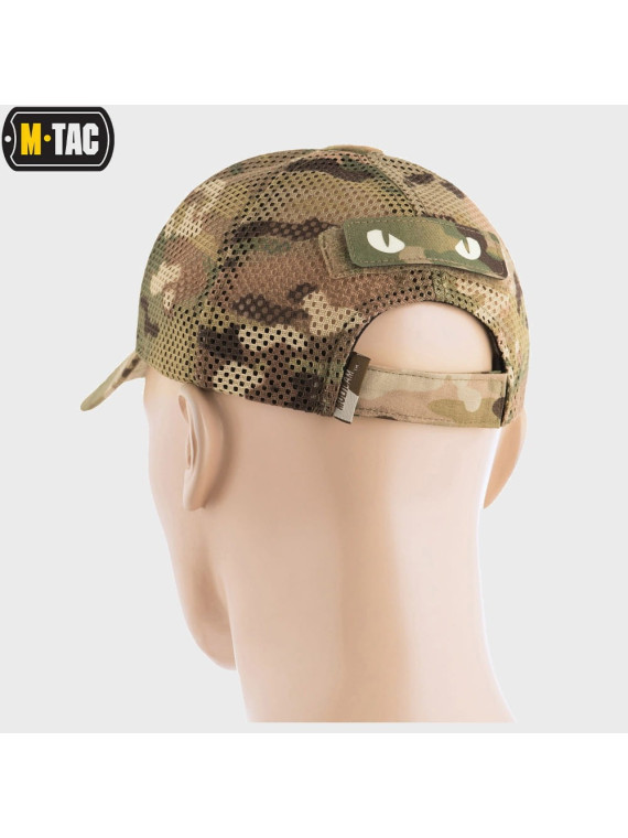 M-TAC Naszywka Kocie Oczy CAT EYES LASER Cut MULTICAM Fluorescencyjna