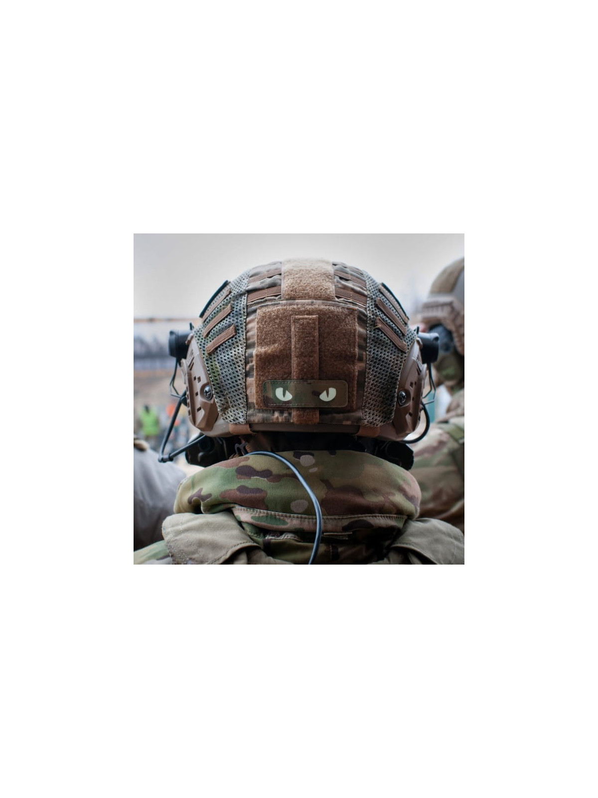 M-TAC Naszywka Kocie Oczy CAT EYES LASER Cut MULTICAM Fluorescencyjna