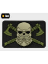 M-TAC NASZYWKA 3D BEARDED SKULL PVC CZARNO-OLIWKOWA